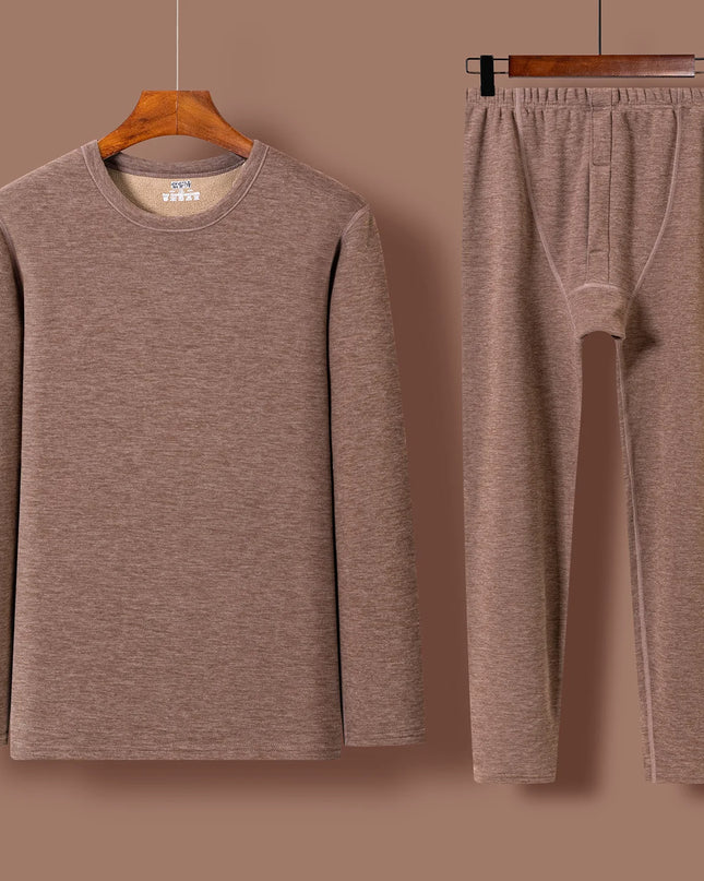 8XL Men's Thermal Underwear Set - Warm Long Johns for Winter Leisure