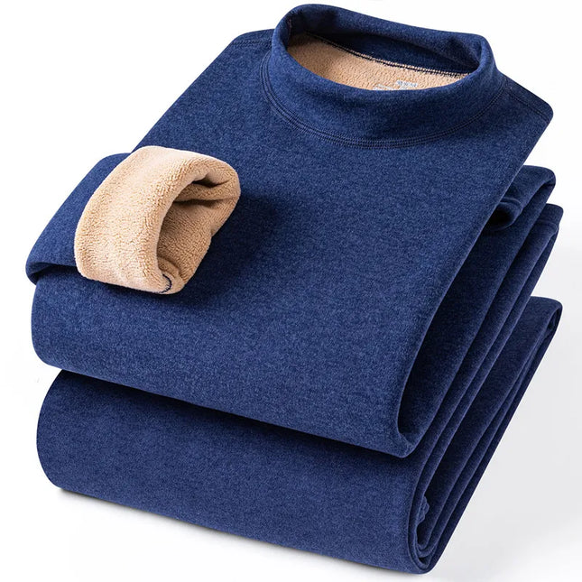 8XL Men's Thermal Underwear Set - Warm Long Johns for Winter Leisure