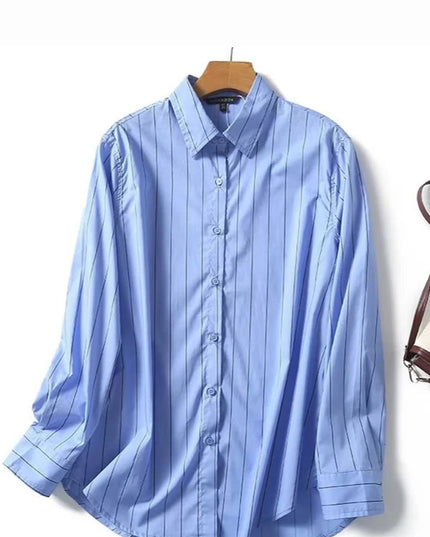 Casual Striped Vintage Shirts - VOLDRI