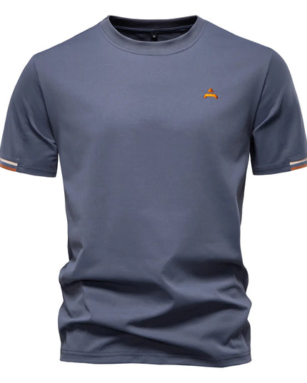 AIOPEAON Men's Casual T-Shirt - Solid Color, Lightweight & Breathable