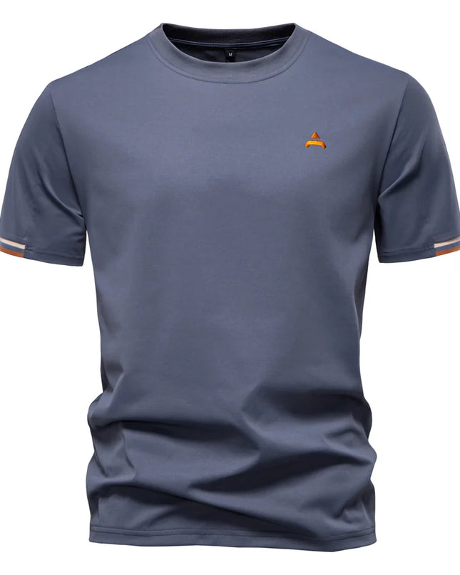 AIOPEAON Men's Casual T-Shirt - Solid Color, Lightweight & Breathable