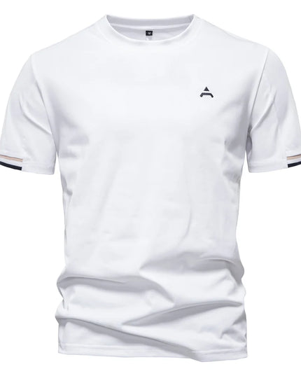 AIOPEAON Men's Casual T-Shirt - Solid Color, Lightweight & Breathable