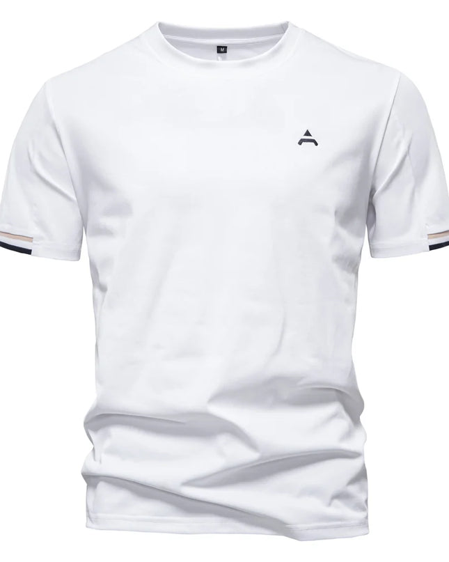 AIOPEAON Men's Casual T-Shirt - Solid Color, Lightweight & Breathable