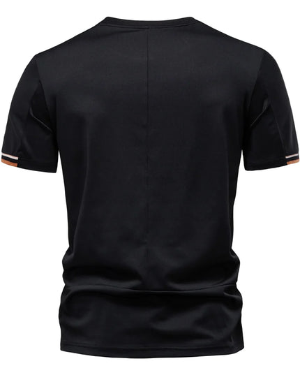 AIOPEAON Men's Casual T-Shirt - Solid Color, Lightweight & Breathable
