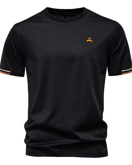 AIOPEAON Men's Casual T-Shirt - Solid Color, Lightweight & Breathable
