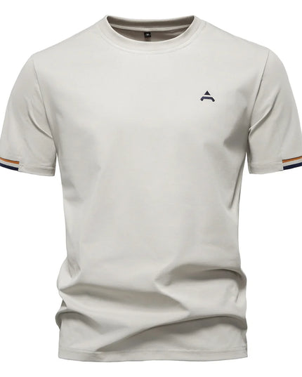 AIOPEAON Men's Casual T-Shirt - Solid Color, Lightweight & Breathable