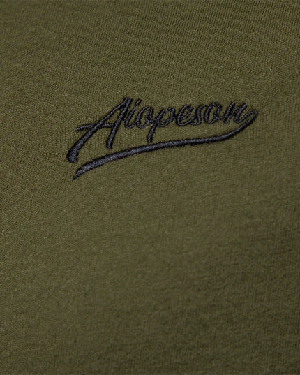 AIOPESON Men's 100% Cotton Long Sleeve T-Shirt - Spring Casual Tee