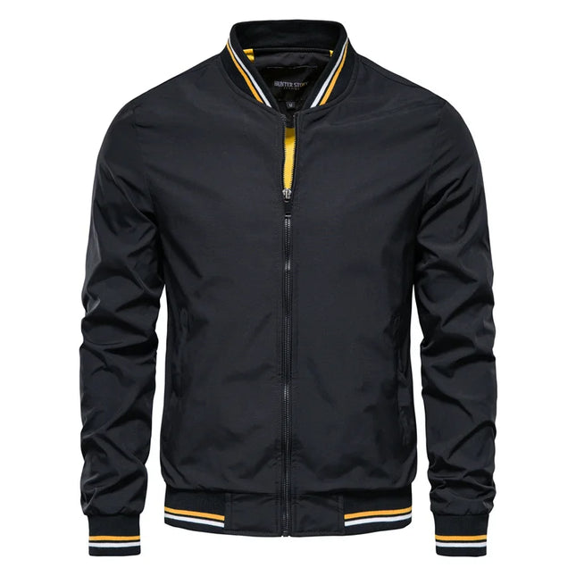 AIOPESON Men’s Casual Bomber Jacket - Slim Fit Autumn Fashion