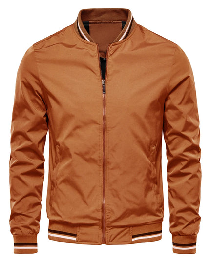 AIOPESON Men’s Casual Bomber Jacket - Slim Fit Autumn Fashion