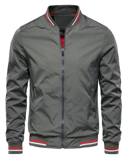 AIOPESON Men’s Casual Bomber Jacket - Slim Fit Autumn Fashion