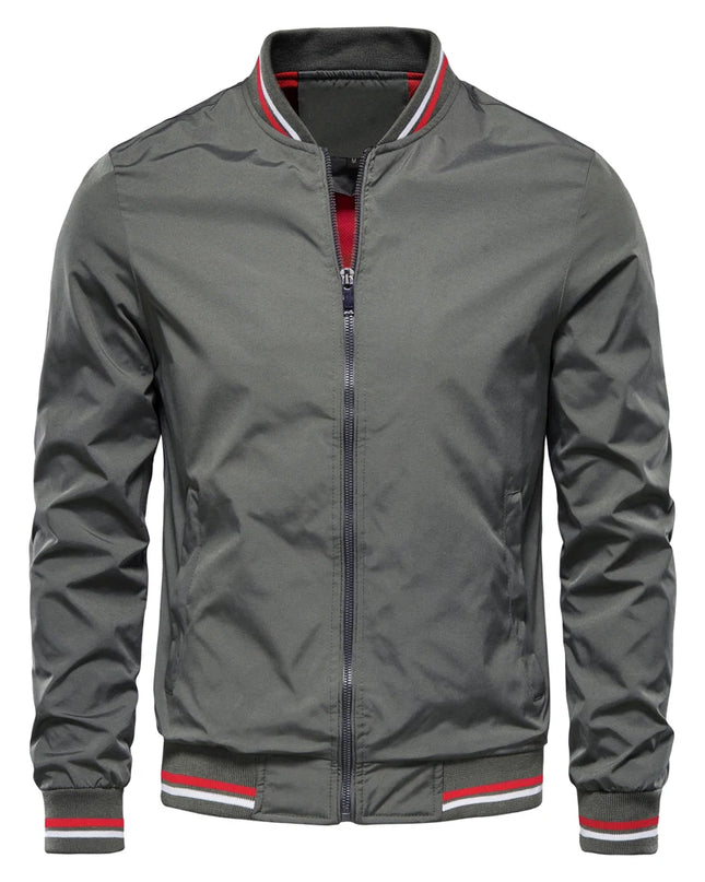 AIOPESON Men’s Casual Bomber Jacket - Slim Fit Autumn Fashion