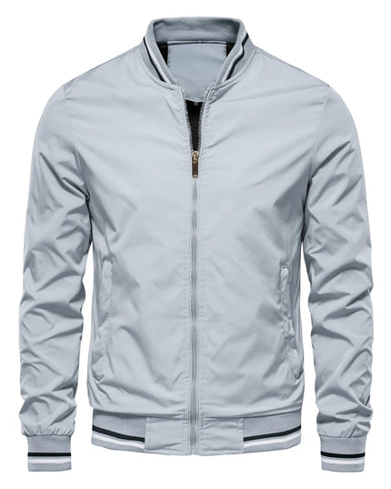 AIOPESON Men’s Casual Bomber Jacket - Slim Fit Autumn Fashion