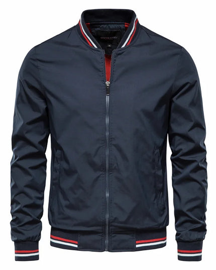 AIOPESON Men’s Casual Bomber Jacket - Slim Fit Autumn Fashion