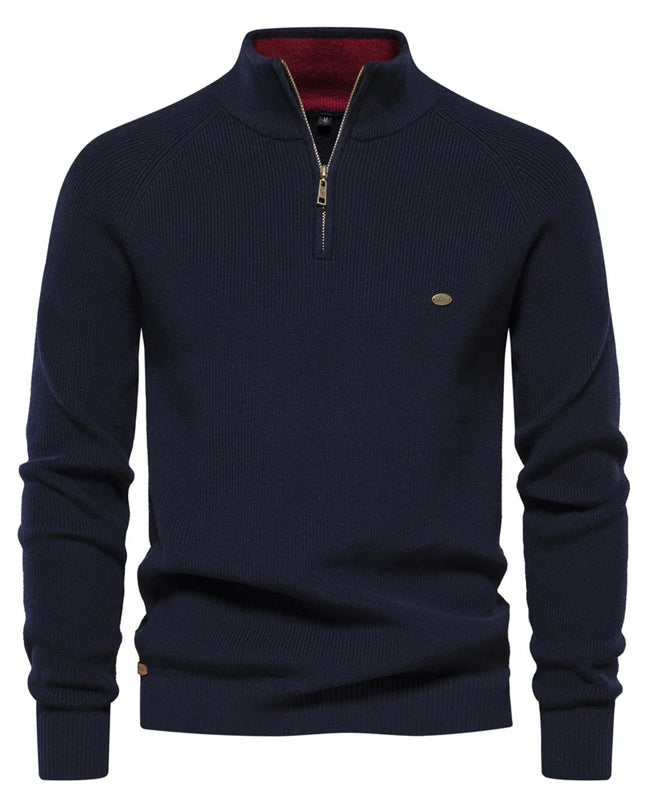 AIOPESON Men's Casual Knit Turtleneck Sweater - Autumn Winter Style