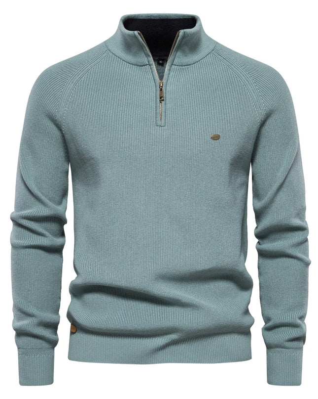 AIOPESON Men's Casual Knit Turtleneck Sweater - Autumn Winter Style