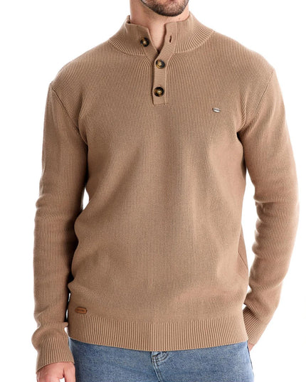 AIOPESON Men's Casual Knit Turtleneck Sweater - Autumn Winter Style