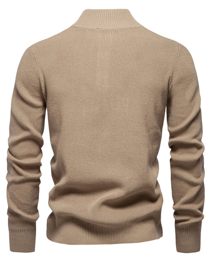 AIOPESON Men's Casual Knit Turtleneck Sweater - Autumn Winter Style