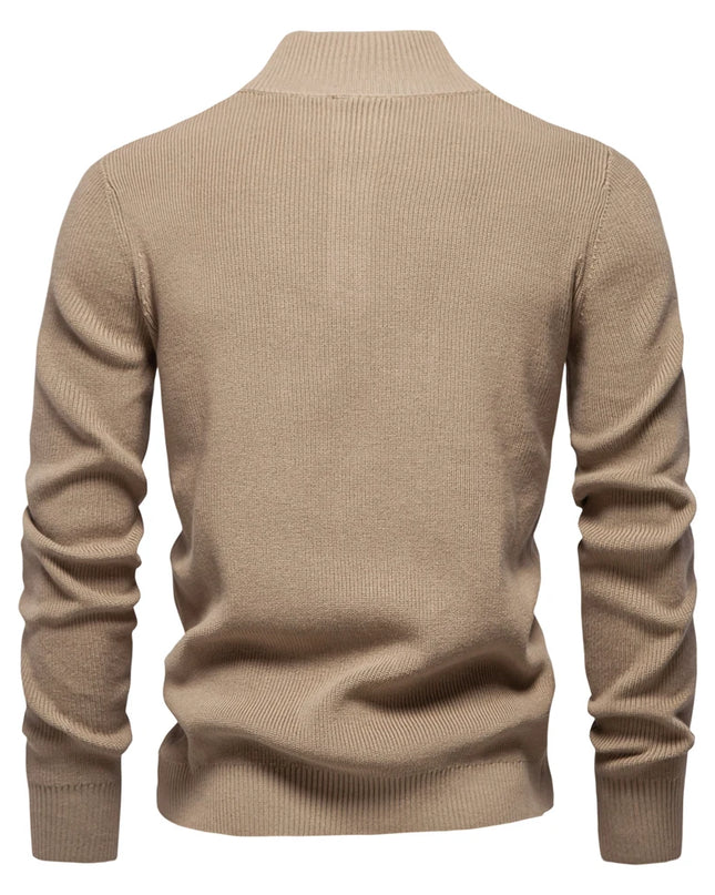 AIOPESON Men's Casual Knit Turtleneck Sweater - Autumn Winter Style