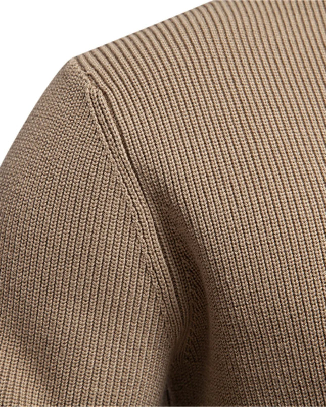 AIOPESON Men's Casual Knit Turtleneck Sweater - Autumn Winter Style
