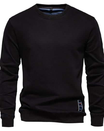 AIOPESON Men’s Crew Neck Cotton-Blend Sweatshirt - Casual Sport Style