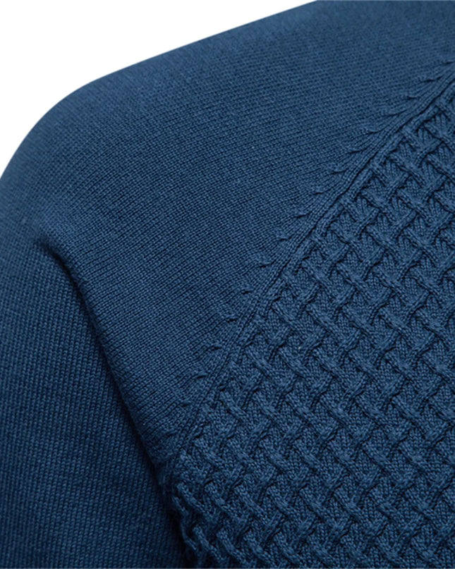 AIOPESON Men's Crew Neck Cotton Pullover Sweater - Casual & Stylish