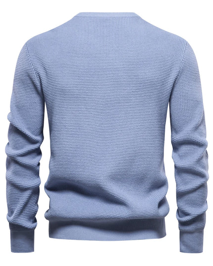 AIOPESON Men's Fashion Stripe Sweater - Casual Knitted Pullover