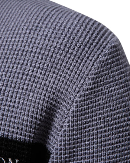 AIOPESON Men's Fashion Stripe Sweater - Casual Knitted Pullover
