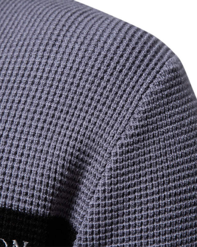 AIOPESON Men's Fashion Stripe Sweater - Casual Knitted Pullover