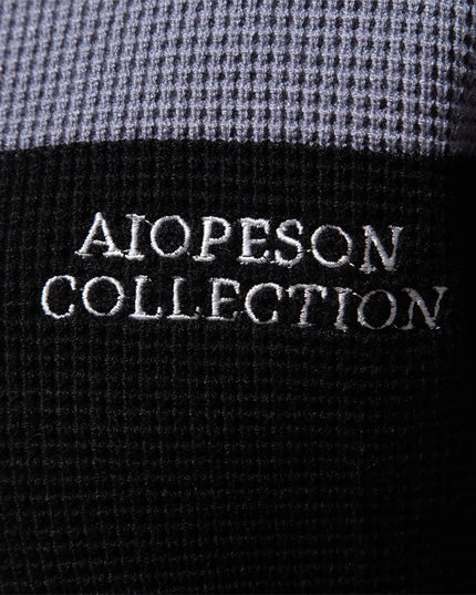 AIOPESON Men's Fashion Stripe Sweater - Casual Knitted Pullover