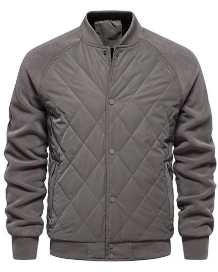 AIOPESON Men's Fleece Lined Baseball Bomber Jacket - Winter Warmth