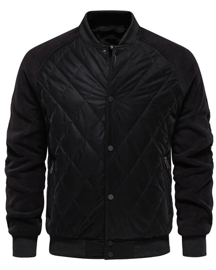AIOPESON Men's Fleece Lined Baseball Bomber Jacket - Winter Warmth