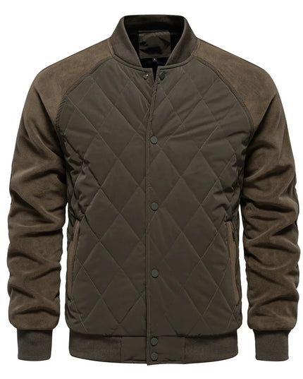 AIOPESON Men's Fleece Lined Baseball Bomber Jacket - Winter Warmth