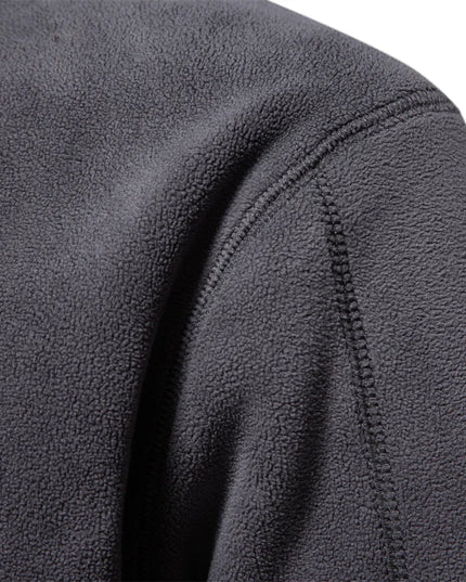AIOPESON Men's Fleece Quarter-Zip Jacket - Thicken Warm Pullover