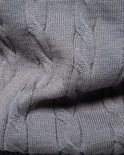 AIOPESON Men's Giraffe Pullover Sweater - Classic Twist Knit Style