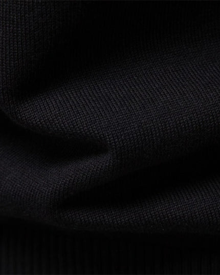 AIOPESON Men's Half Zip Sweater - Thick Warm Striped Knit Pullover