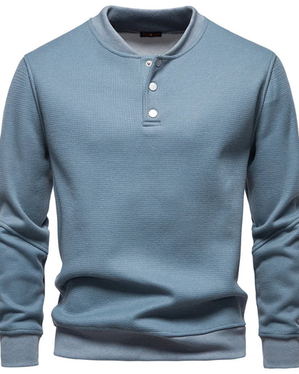AIOPESON Men's High-Quality Fleece Lined Sweatshirt - Casual Comfort
