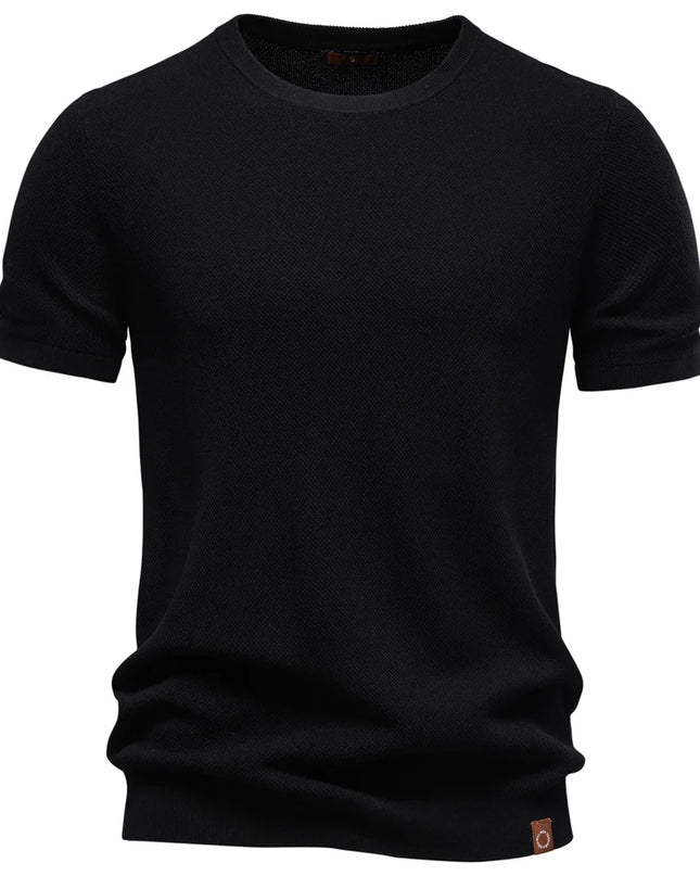 AIOPESON Men's Ice Silk T-Shirt - Breathable Short Sleeve Style
