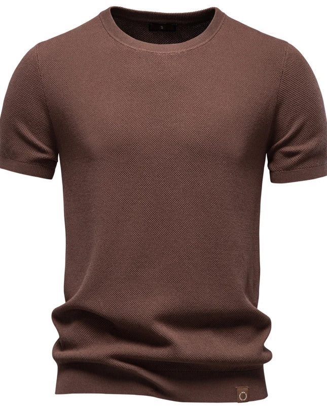 AIOPESON Men's Ice Silk T-Shirt - Breathable Short Sleeve Style