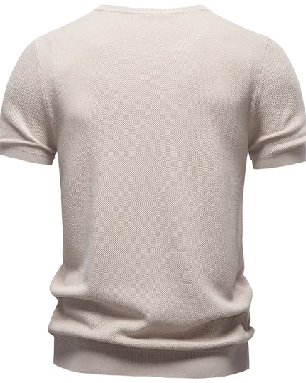 AIOPESON Men's Ice Silk T-Shirt - Breathable Short Sleeve Style
