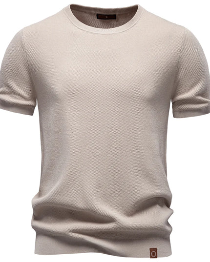 AIOPESON Men's Ice Silk T-Shirt - Breathable Short Sleeve Style