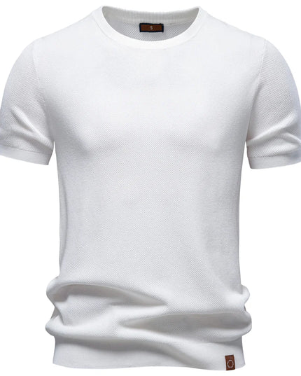 AIOPESON Men's Ice Silk T-Shirt - Breathable Short Sleeve Style