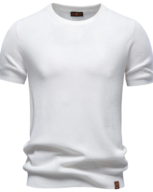 AIOPESON Men's Ice Silk T-Shirt - Breathable Short Sleeve Style