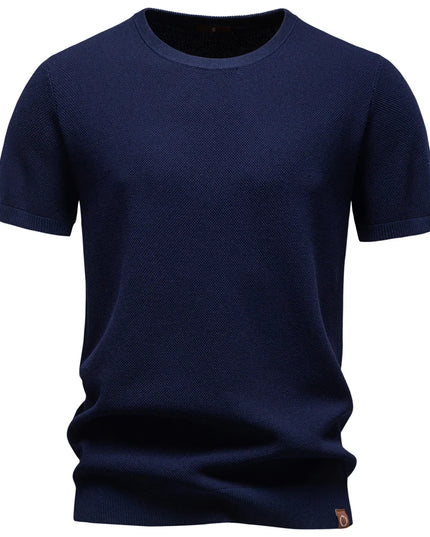 AIOPESON Men's Ice Silk T-Shirt - Breathable Short Sleeve Style