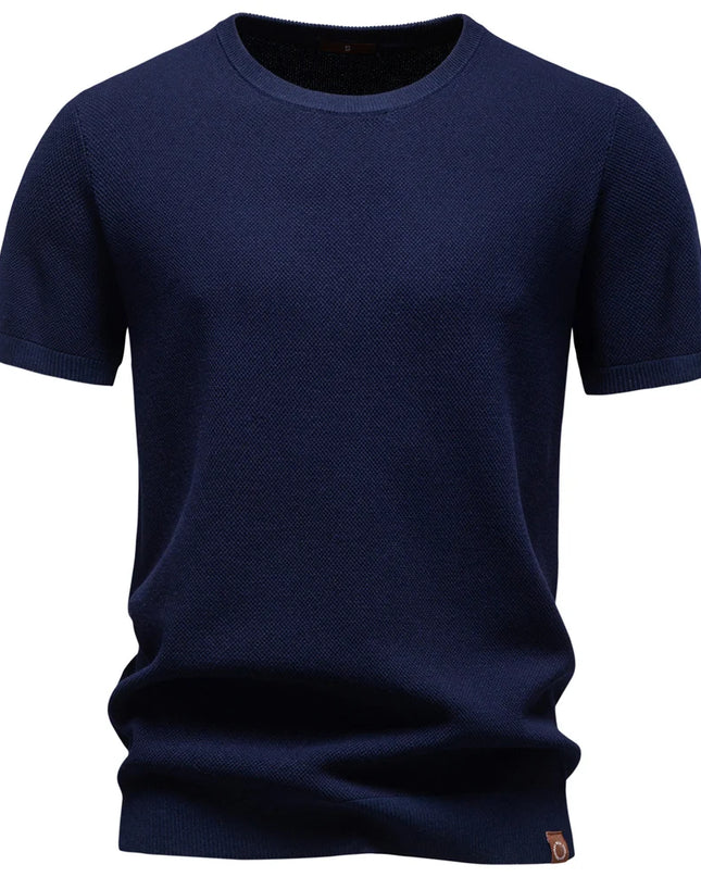AIOPESON Men's Ice Silk T-Shirt - Breathable Short Sleeve Style