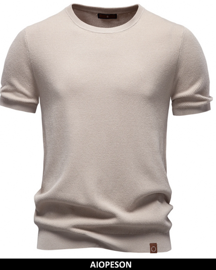 AIOPESON Men's Ice Silk T-Shirt - Breathable Short Sleeve Style