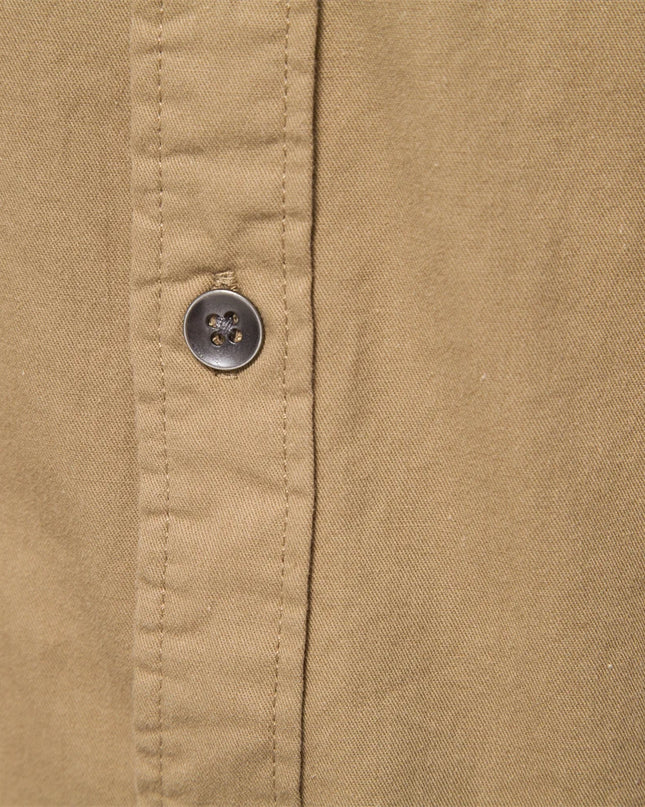 AIOPESON Men's Military Style Cotton Pocket Shirt - Slim Fit Long Sleeve