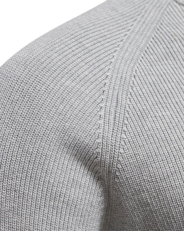AIOPESON Men's Quarter Zipper Sweater - Casual Knitted Fashion Wear