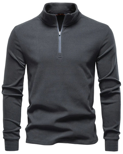 AIOPESON Men’s Soft Shell Zipper Jacket - Warm Casual Streetwear