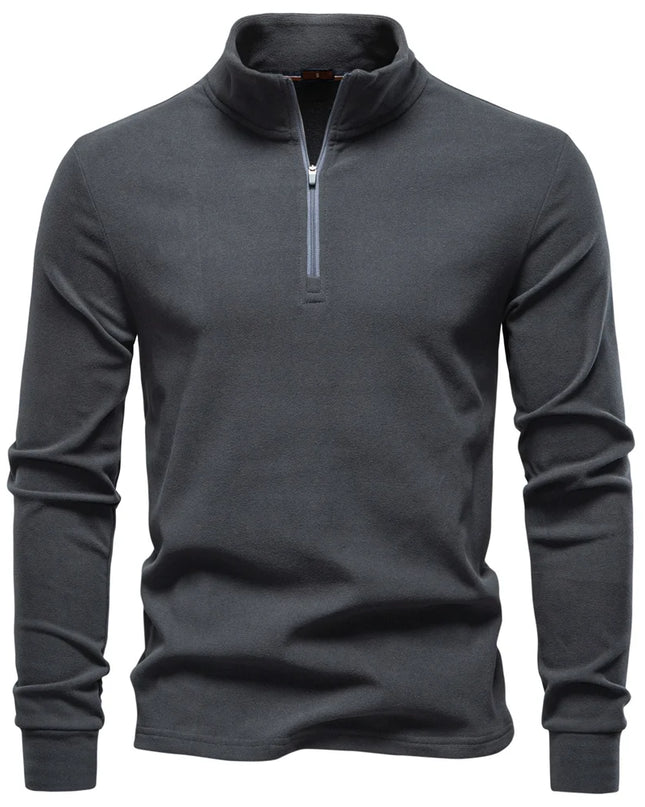 AIOPESON Men’s Soft Shell Zipper Jacket - Warm Casual Streetwear