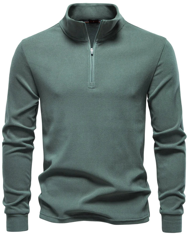 AIOPESON Men’s Soft Shell Zipper Jacket - Warm Casual Streetwear